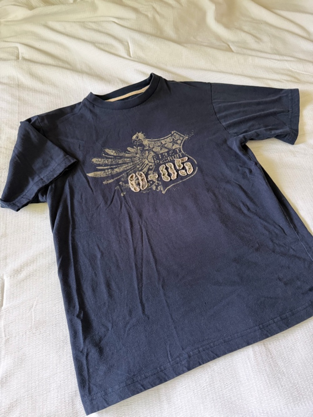 C.P. Company Navy Blue Graphic Short Sleeve Tee